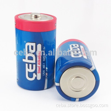 CEBA 1.5v D lr20 alkaline battery with advance technology for High-drain battery equipment